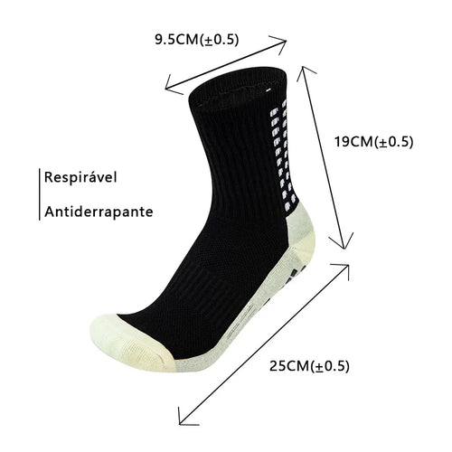 3 Pares Meias Antiderrapantes